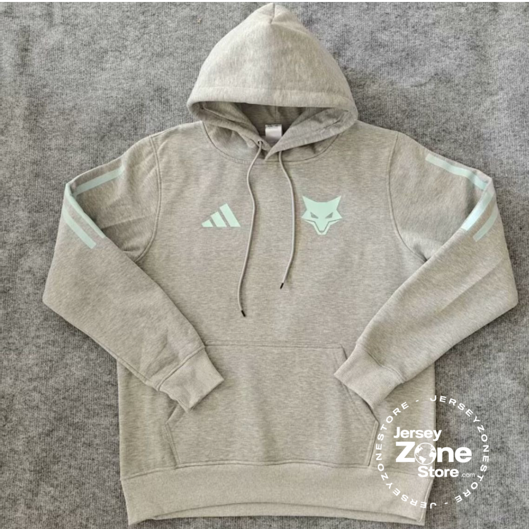 Moleton Cruzeiro 2025/26 Cinza/Azul Claro