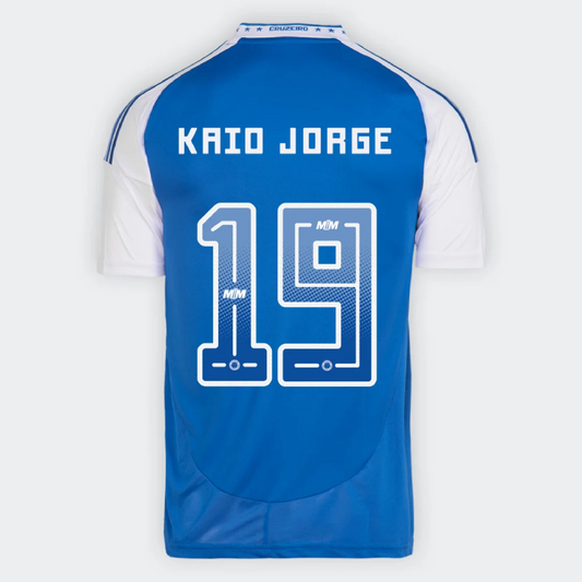 Camisa adidas Cruzeiro 2025/26 I - Kaio Jorge N°19 - Jersey Zone