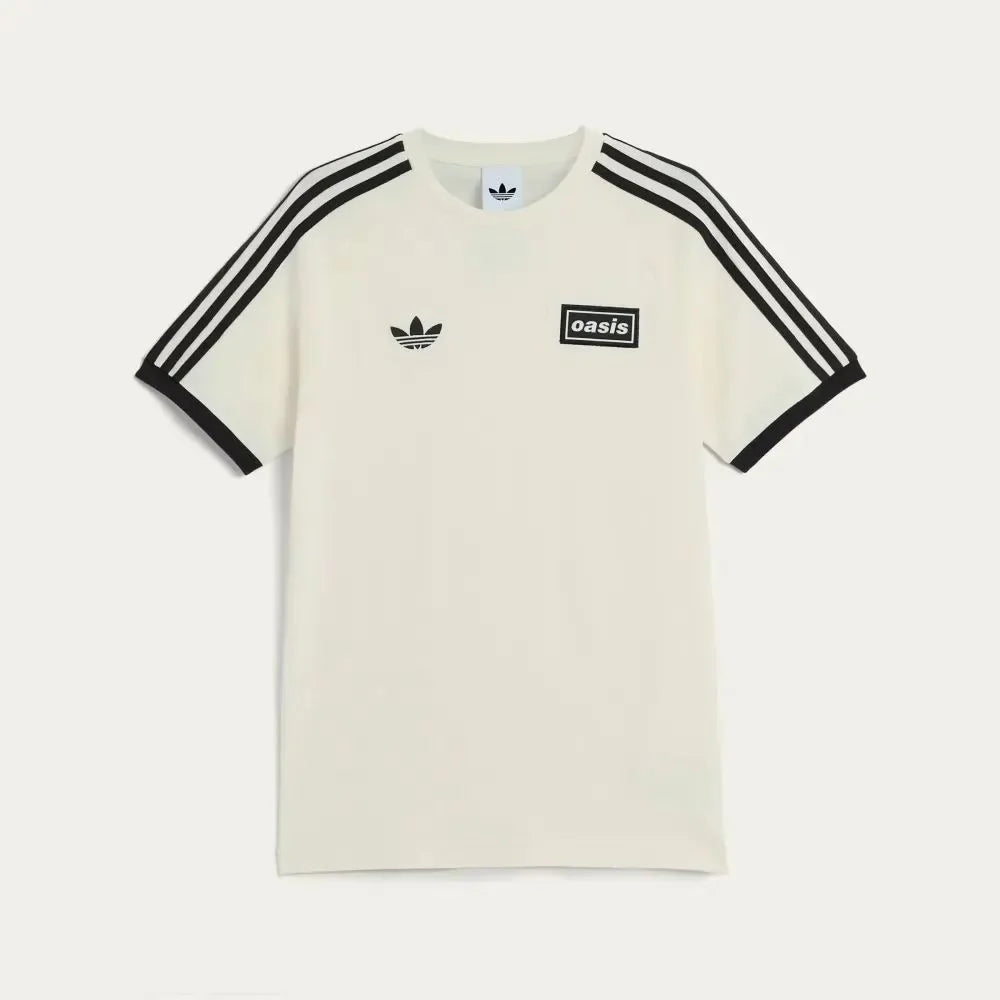 Adidas Originals Oasis Edition — Oasis Tour 3-Stripes Cream White Jersey