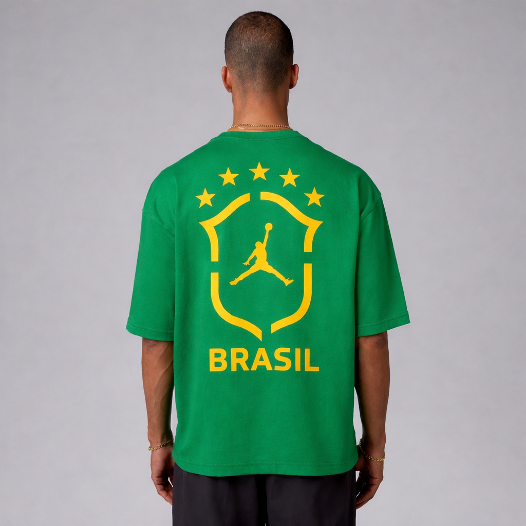 Brazil Air Jordan 85 Oversized green - Jersey Zone