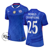 Chelsea Home Women 2025-26 World Champions 25 printing