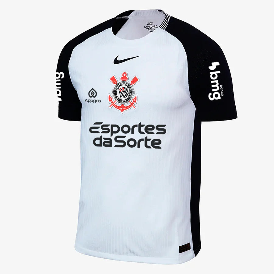 Camisa Nike Corinthians 2025/26 I Jogador Com Patrocínios [Slim Fit]