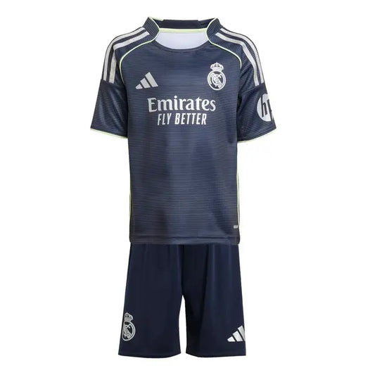 Real Madrid 2025/26 Away Kids Kit