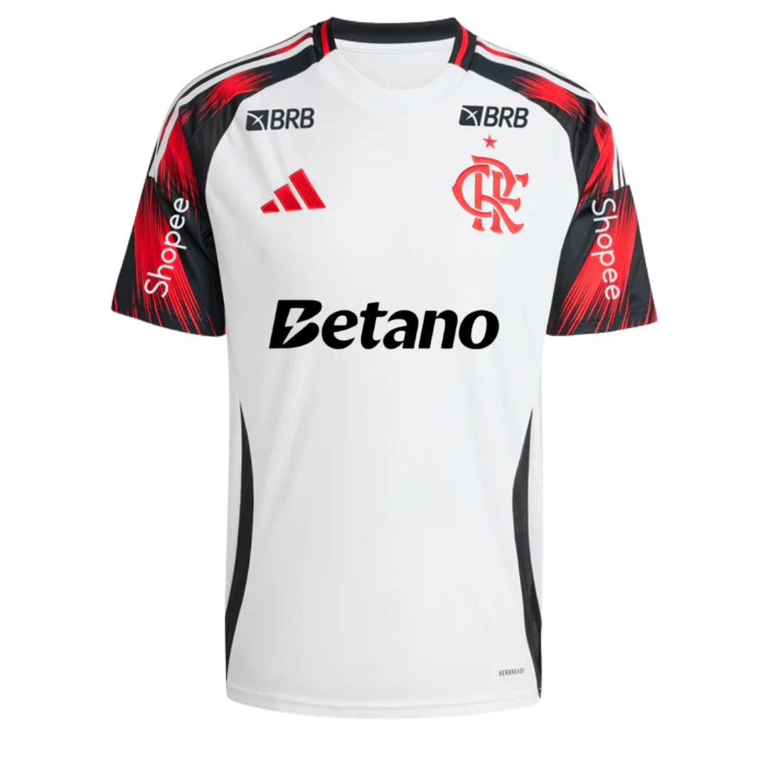 Camisa Adidas Flamengo 2025/26 II Com Patrocínios Betano