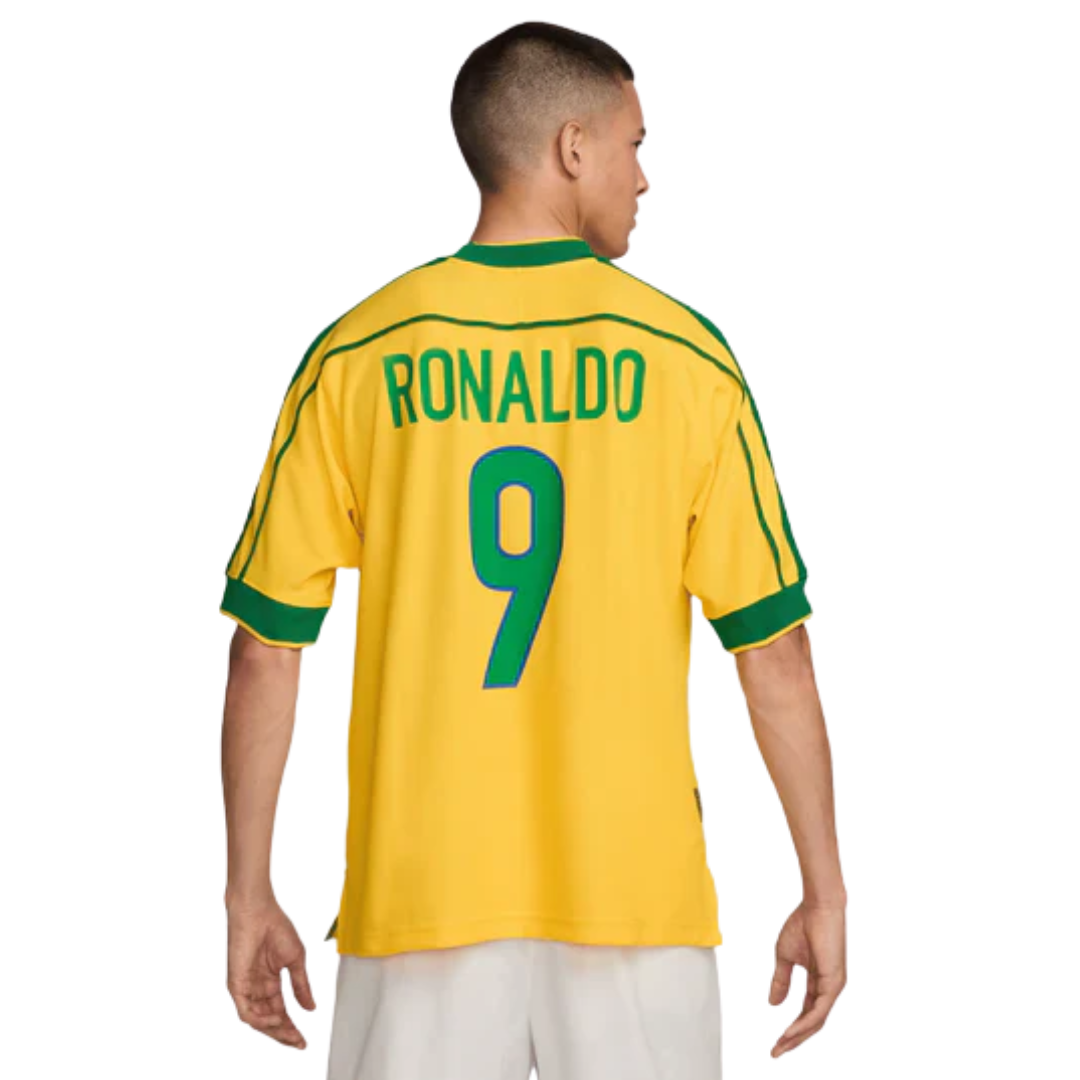 Brazil 1998/99 Retro Jersey – Men’s Edition RONALDO #9