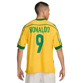 Brazil 1998/99 Retro Jersey – Men’s Edition RONALDO #9