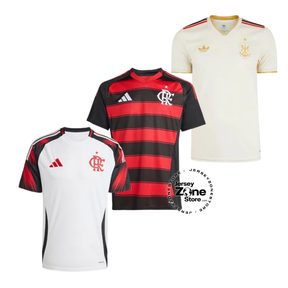 Combo 3 Mantos do Flamengo 2025 - Fan Version Sponsor Betano