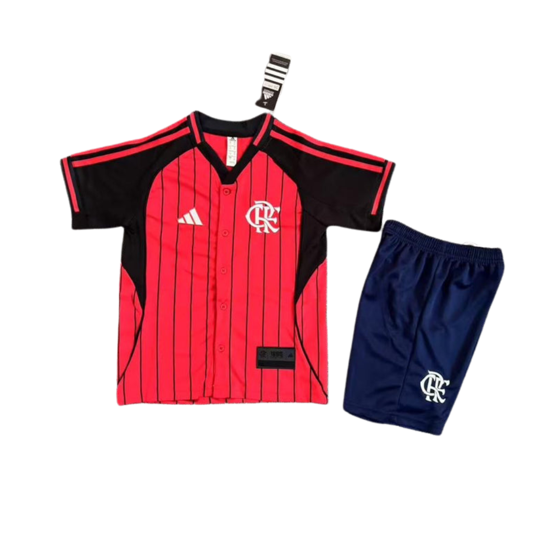 Camisa Infantil Flamengo Home US PACK 2025/26