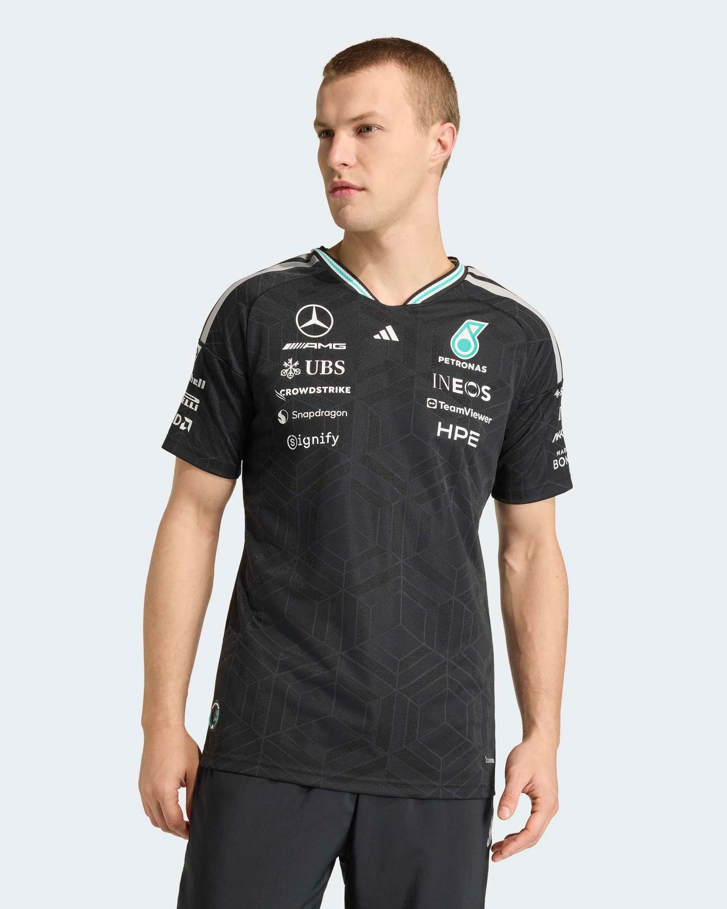 Mercedes Adidas 2026 Driver Tee Black F1