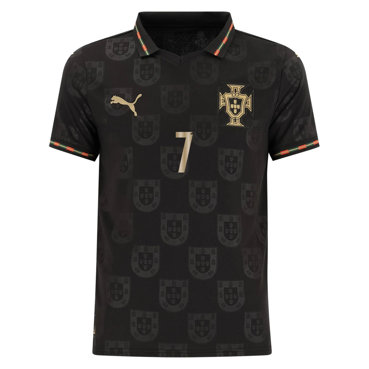 Portugal Pantera Negra Special Edition 2025 Fan Jersey #7 Ronaldo