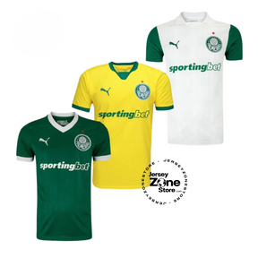 Palmeiras Home, Away e Third 2025/26 - Kit 3 - Fan Version