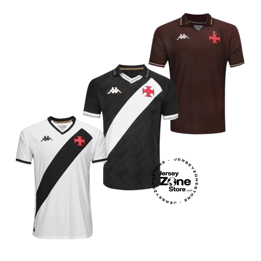 Vasco da Gama Home, Away e Third 2025/26 - Kit 3 - Fan Version
