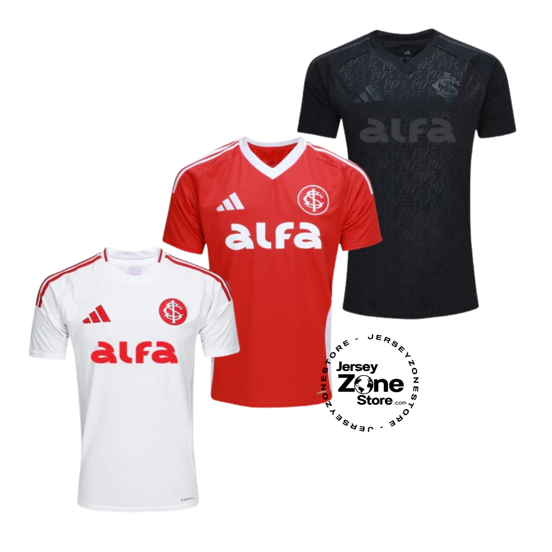 Internacional Home, Away e Third 2025/26 - Kit 3 - Fan Version