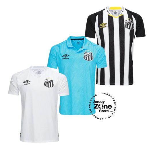 Santos Home, Away e Third 2025/26 - Kit 3 - Fan Version
