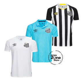 Santos Home, Away e Third 2025/26 - Kit 3 - Fan Version