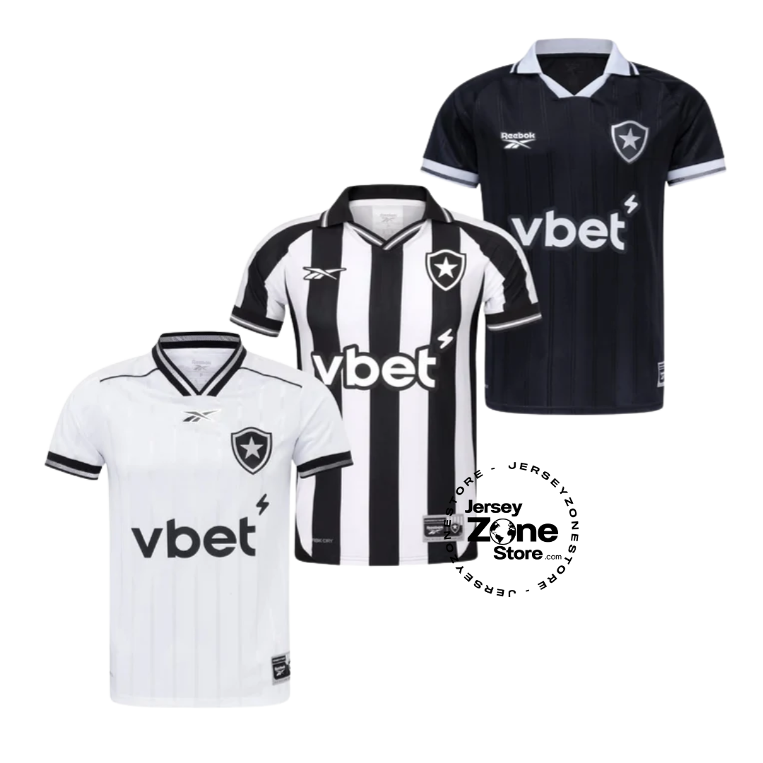 Botafogo Home, Away e Third 2025/26 - Kit 3 - Fan Version