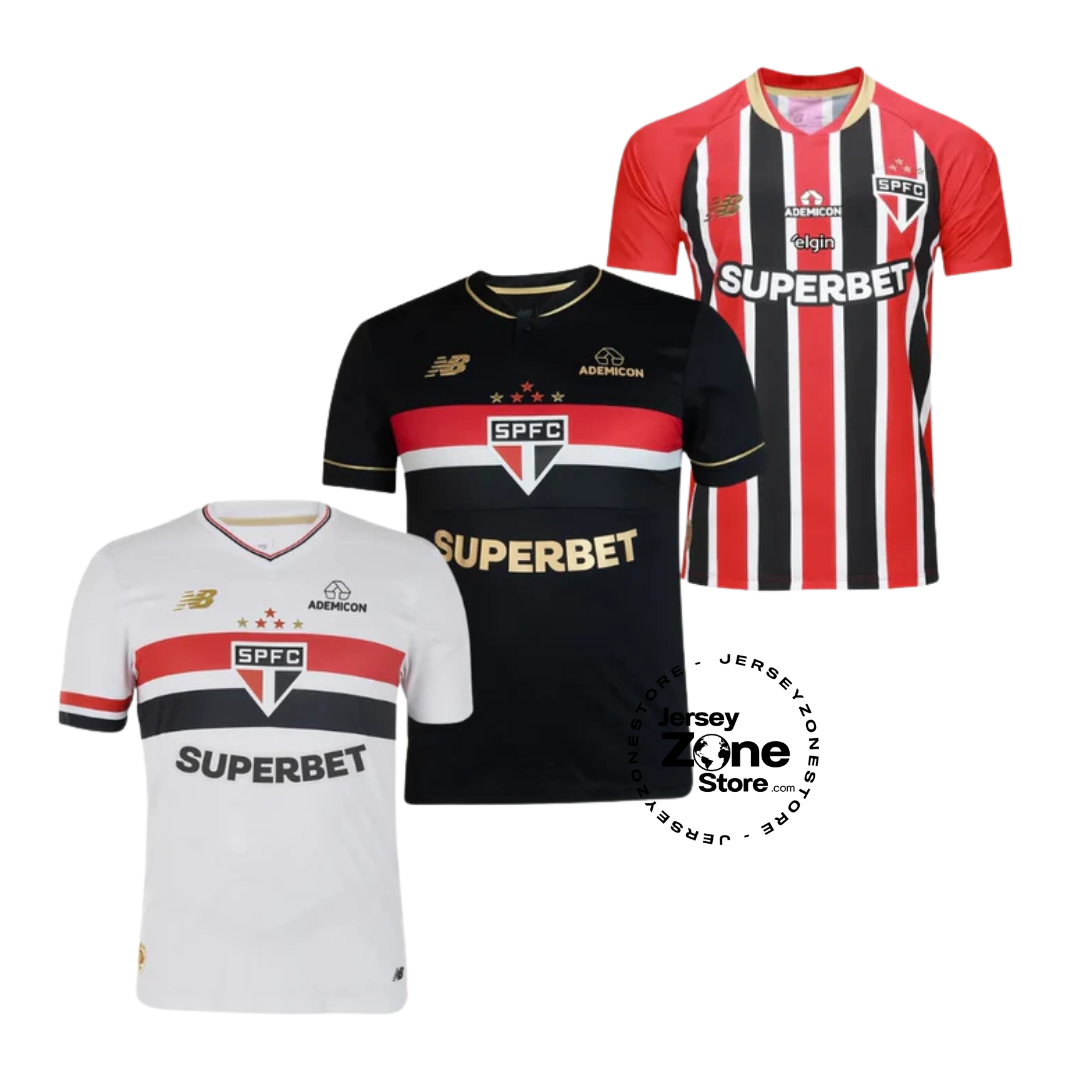 Sao Paulo Home, Away e Third 2025/26 - Kit 3 - Fan Version