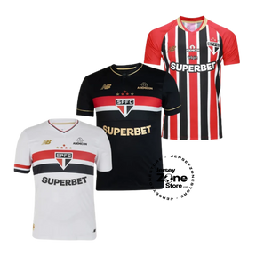 Sao Paulo Home, Away e Third 2025/26 - Kit 3 - Fan Version