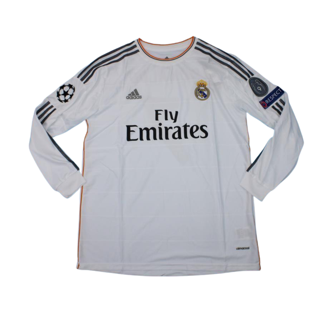 Real Madrid 2013/14 Jersey Long Sleeve Retro - Patch Champions