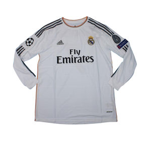 Real Madrid 2013/14 Jersey Long Sleeve Retro - Patch Champions