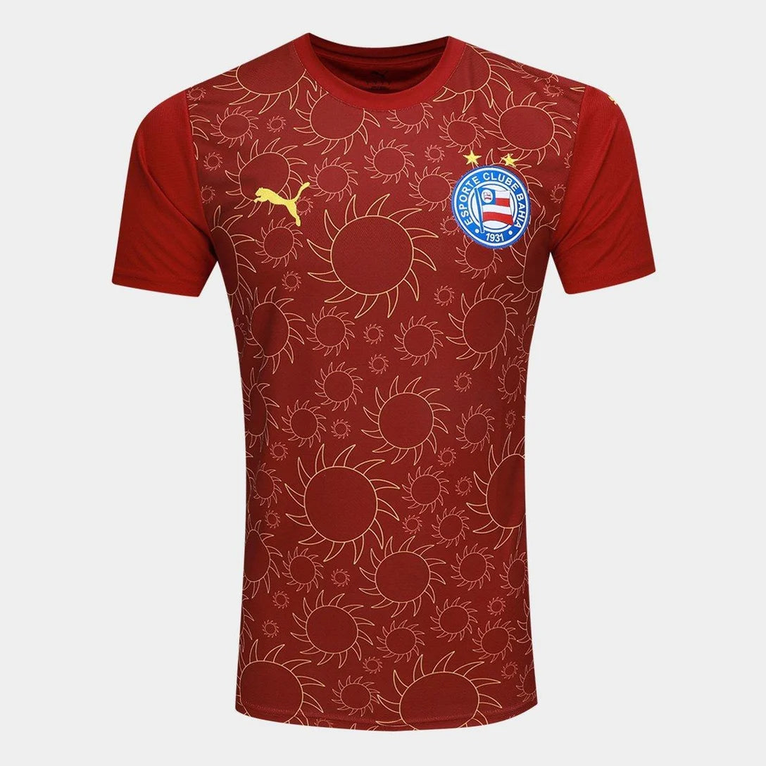 Camisa Bahia III 25/26 s/n Puma Masculina - Vermelho Fan version