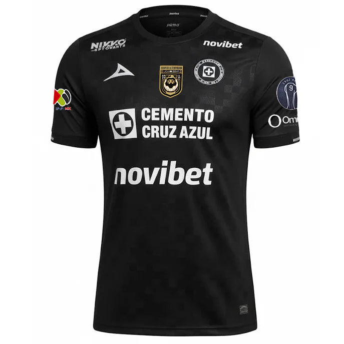 Cruz Azul Third Fan Jersey 2025/26 w/ Champions 9 + BBVA