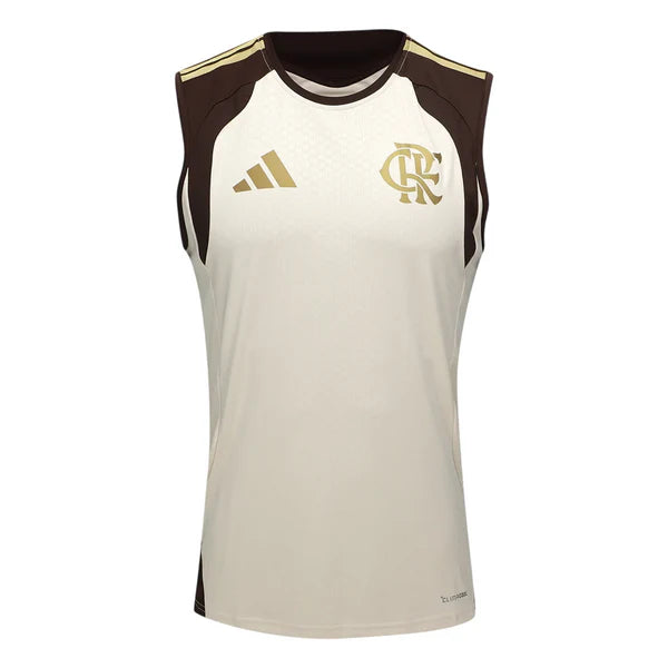 Regata Flamengo Treino Adidas 2026 - Bege
