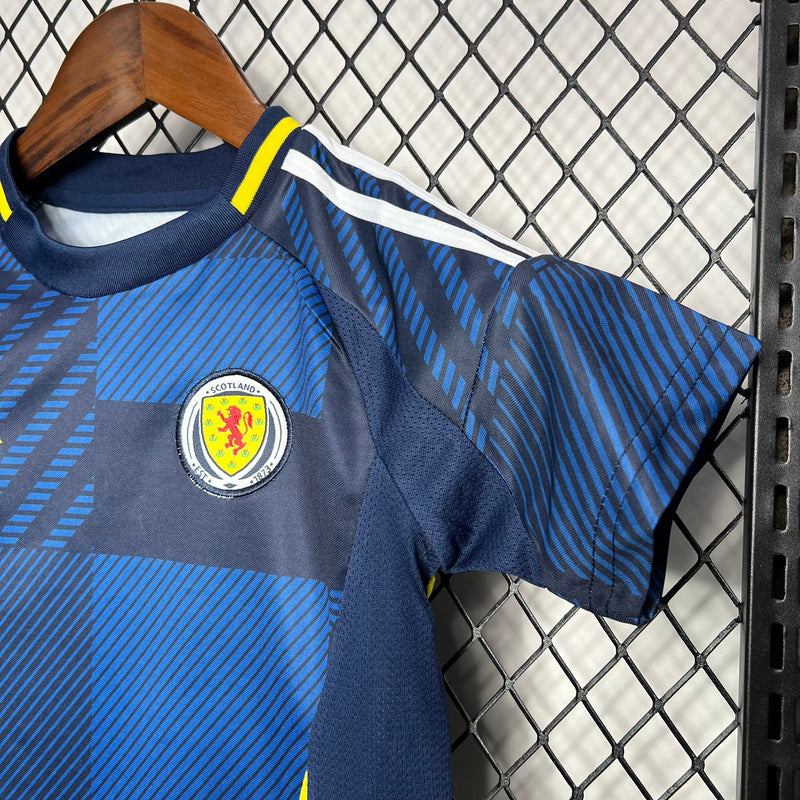 Escocia Euro I 2024 Conjunto Infantil - Kit Kid`s