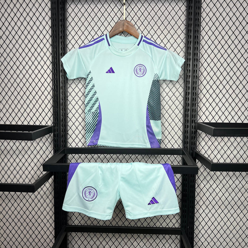 Escocia Euro II 2024 Conjunto Infantil - Kit Kid`s