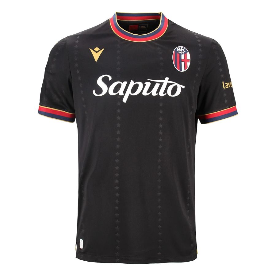 Bologna Fourth Fan Jersey 2024/25 Patches UCL UEFA Foundation (Official Printing)