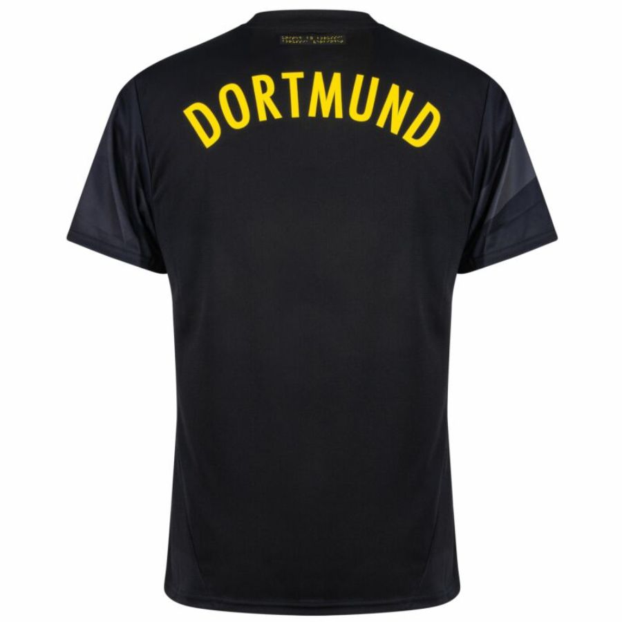 Borussia Dortmund Away 2024/25 Patches UCL UEFA Foundation (Official Printing) - Jersey Zone