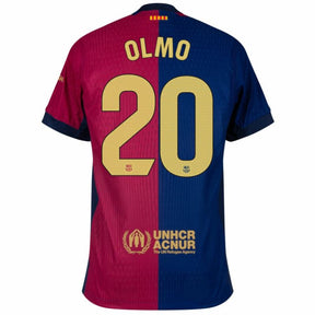 Barcelona Home 2024/25 Patches UCL UEFA Foundation (Official Printing)