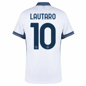 Inter Milan Lautaro 10 Away 2024/25 Patches UCL UEFA Foundation (Official Printing)