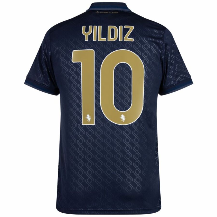 Juventus Yldiz 10 Third 2024/25 Patches UCL UEFA Foundation (Official Printing)