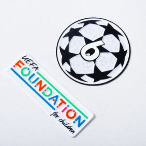 Liverpool Darwin 9 Home 2024/25 Patches UCL UEFA Foundation (Official Printing)