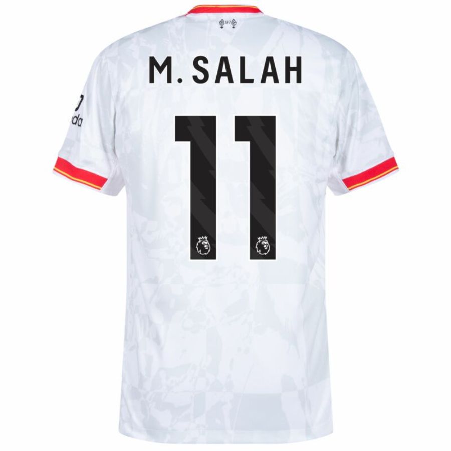 Liverpool Mohamed Salah 11 Away 2024/25 Patches UCL UEFA Foundation (Official Printing)