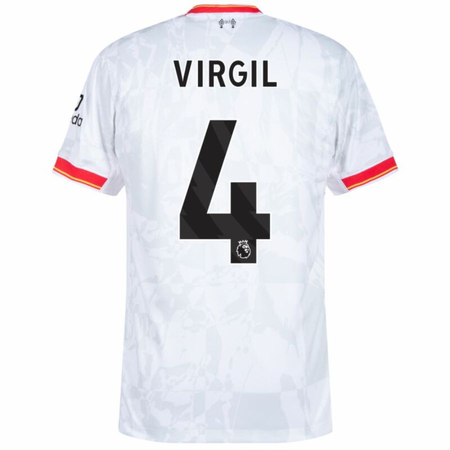 Liverpool Virgil 4 Away 2024/25 Patches UCL UEFA Foundation (Official Printing)