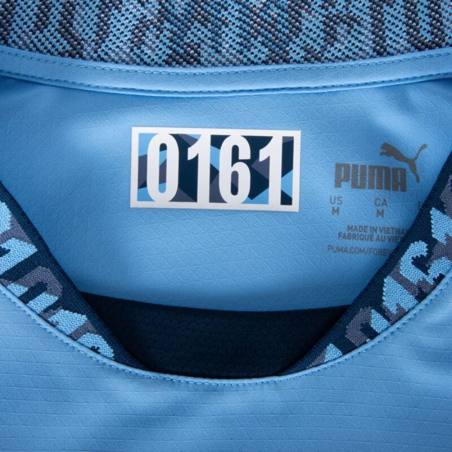 Manchester City Home 2024/25 Patches UCL UEFA Foundation (Official Printing) - Jersey Zone