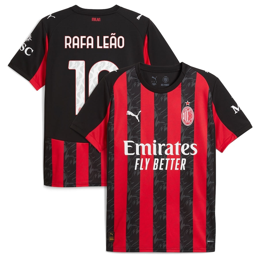 Milan Rafael Leao 10 Home Fan Jersey 2025/26