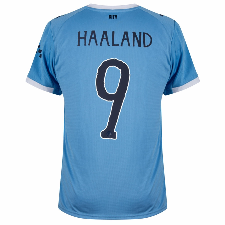 Manchester City Home Haaland 9 Fan Jersey 2025/26