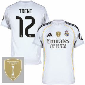 Real Madrid Home Bellingham 5 Fan Jersey 2025/26 FIFA Intercontinental Champions Patch