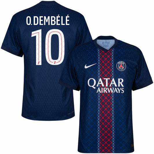 PSG O.Dembélé 10 Home Authentic Player [Slim Fit] Player [Slim Fit] Player [Slim Fit] Player 2025/26 Dri-Fit ADV Match