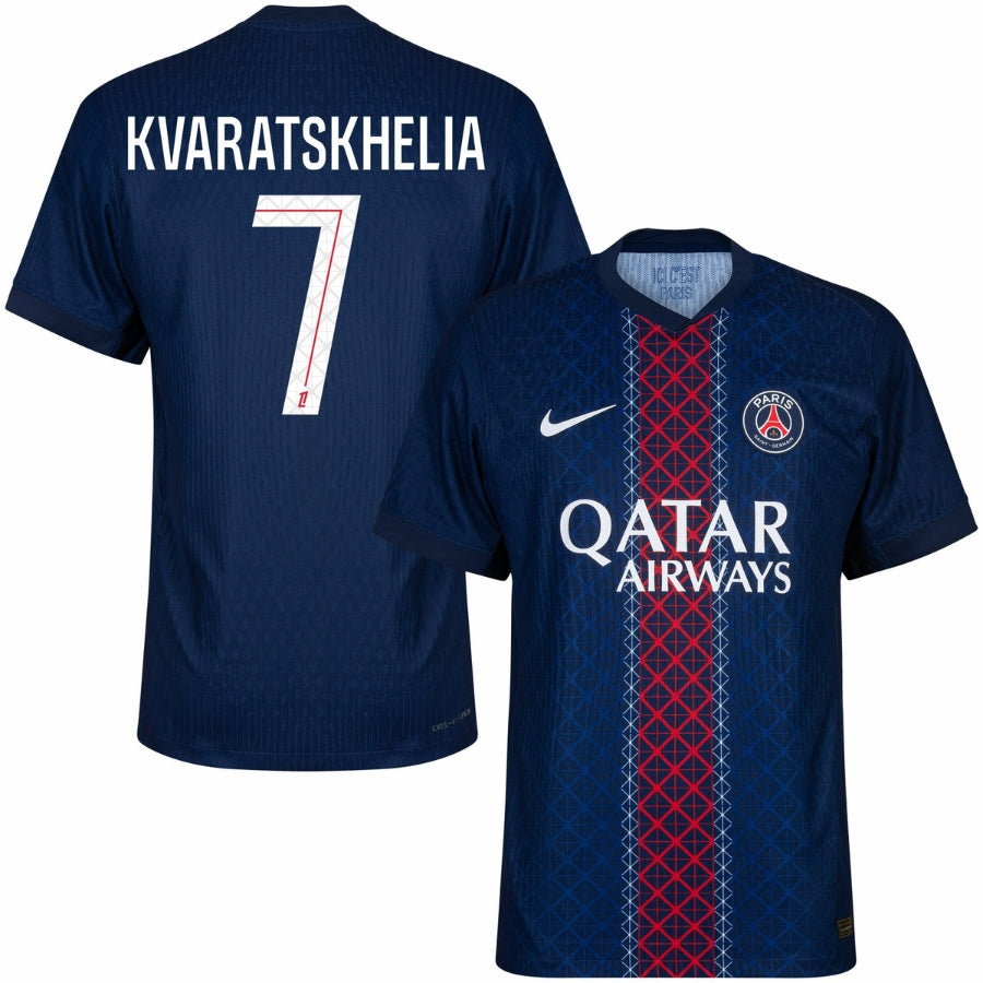 PSG Kvaratskhelia 7 Home Authentic Player [Slim Fit] Player [Slim Fit] Player [Slim Fit] Player 2025/26 Dri-Fit ADV Match