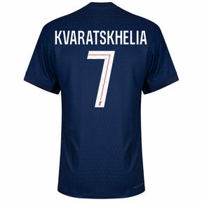 PSG Kvaratskhelia 7 Home Authentic Player 2025/26 Dri-Fit ADV Match