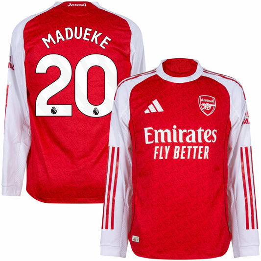 Arsenal Madueke 20 Home Long Sleeve Fan Jersey 2025/26