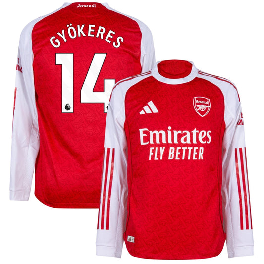Arsenal Gyökeres 14 Home Long Sleeve Fan Jersey 2025/26