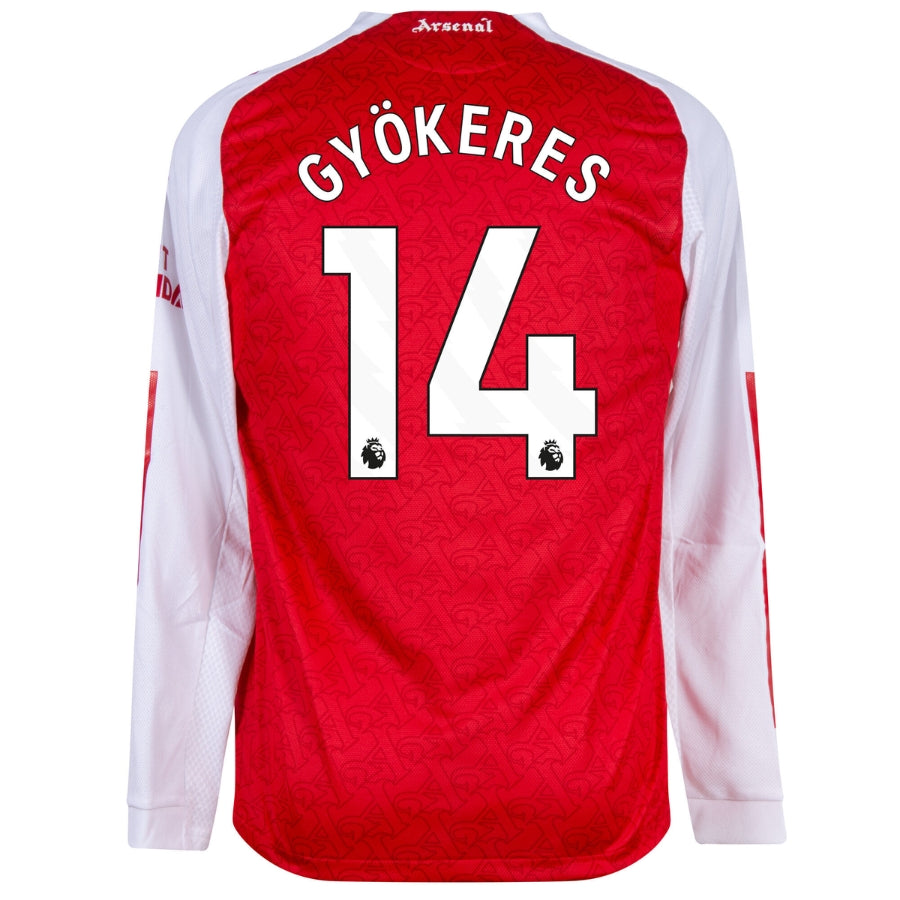Arsenal Gyökeres 14 Home Long Sleeve Fan Jersey 2025/26