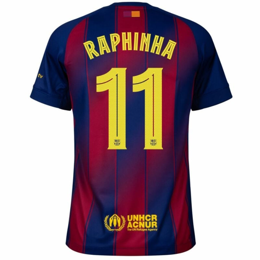 Barcelona Home Raphinha 11 Home Fan Jersey 2025/26
