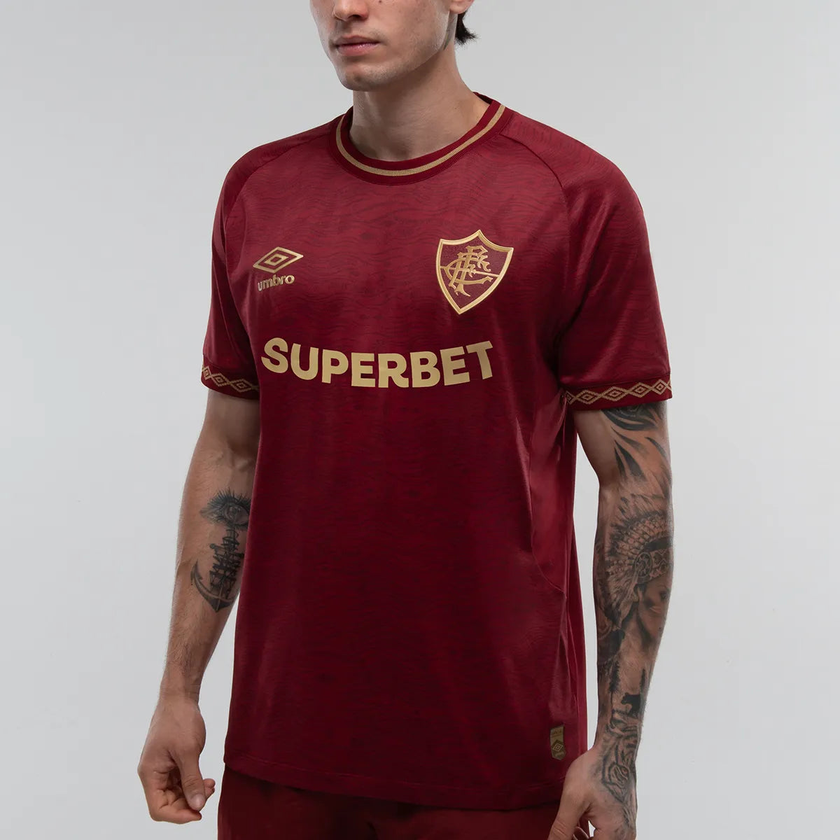 Camisa Masculina 2025 Umbro Fluminense III - Fan Version