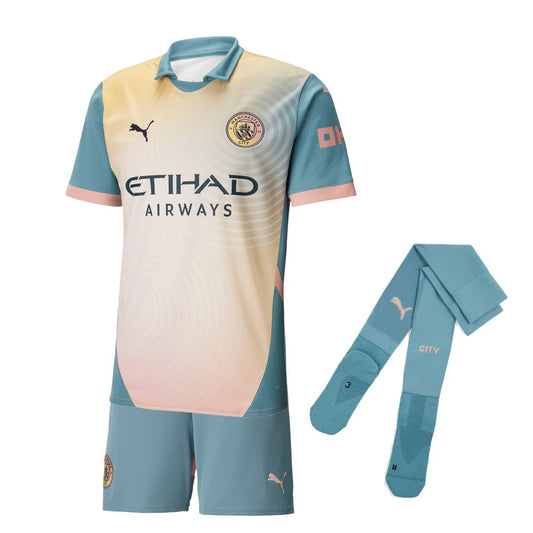 Kids KIT Manchester City Fourth Jersey 2024/25